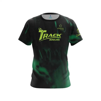 Track Tornado Lightning Storm Performance Bowling Jersey