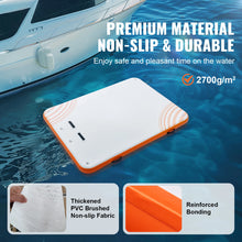 VEVOR Inflatable Floating Mat with Detachable Ladder