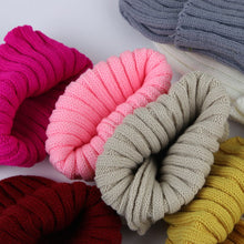 Solid Color Knitted Baby Beanie