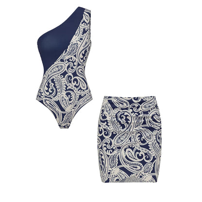 Women’s High-Waisted Two-Piece Bikini Set – Elegant Beach & Vacation Swimsuit