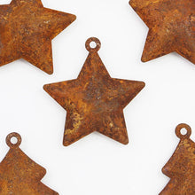 5 Pack 4.5cm Retro Rusty Christmas Bell Decorations