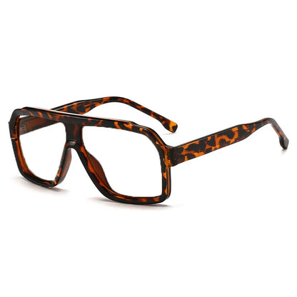 Large Square Frame Blocking Reading Glasses