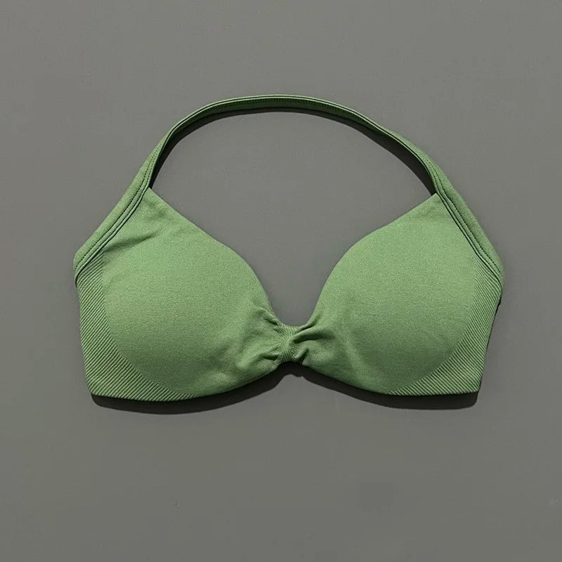 Strappy High Support Thin Strap Seamless Bras