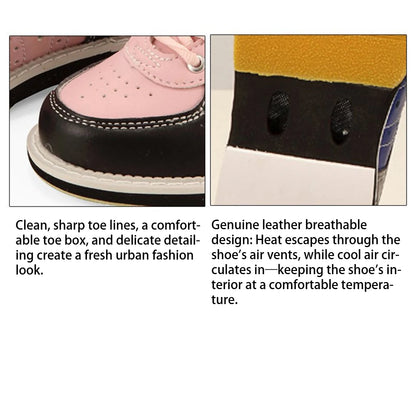 Rubber Sole with Super Fiber Slide Pad Bowling Shoes