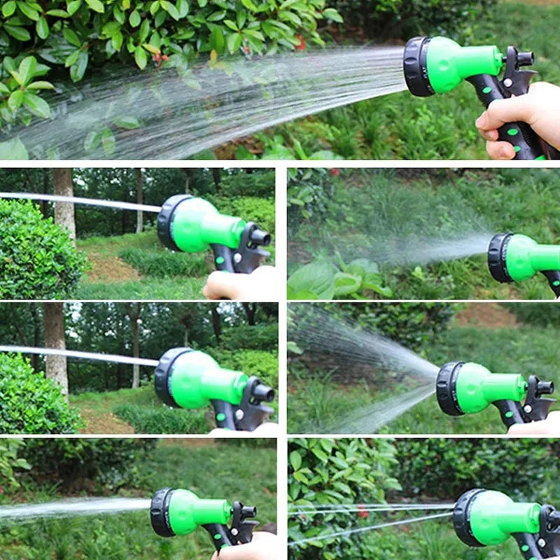 Expandable Garden Hose with 7-Function Nozzle