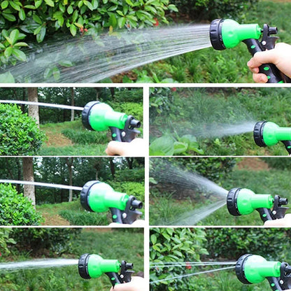Expandable Garden Hose with 7-Function Nozzle