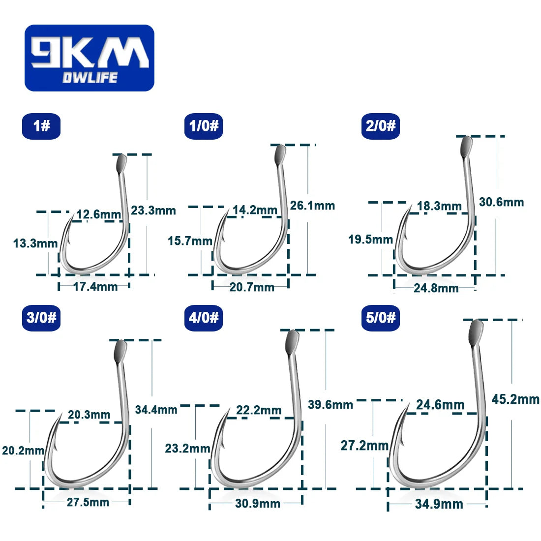 Live Bait Circle Barb Hooks