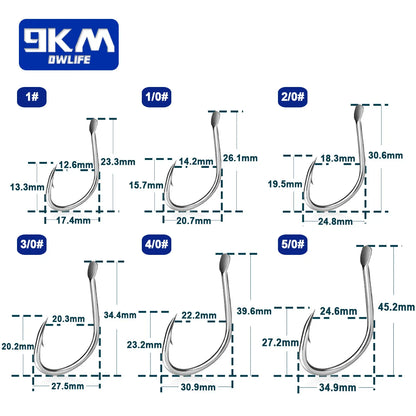 Live Bait Circle Barb Hooks