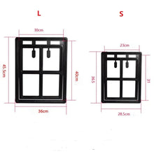 Lockable Plastic Pet Screen Door