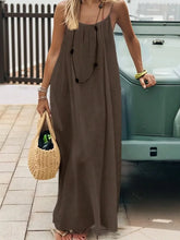 Loose Backless Summer Dress