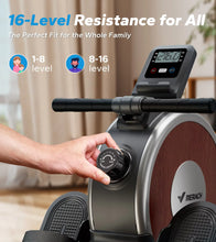 Foldable Magnetic Rowing Machine with 16 Silent Resistance Levels