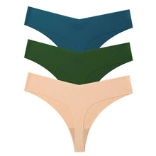 3Pcs Seamless Low-waist Thongs