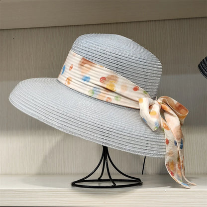 Woolen Rhinestone Solid Color Basin Hat