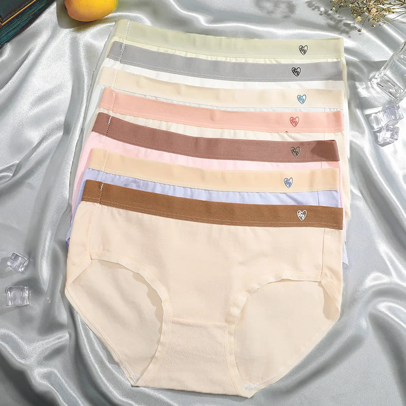 Women's Seamless Low-Waist Cotton Briefs