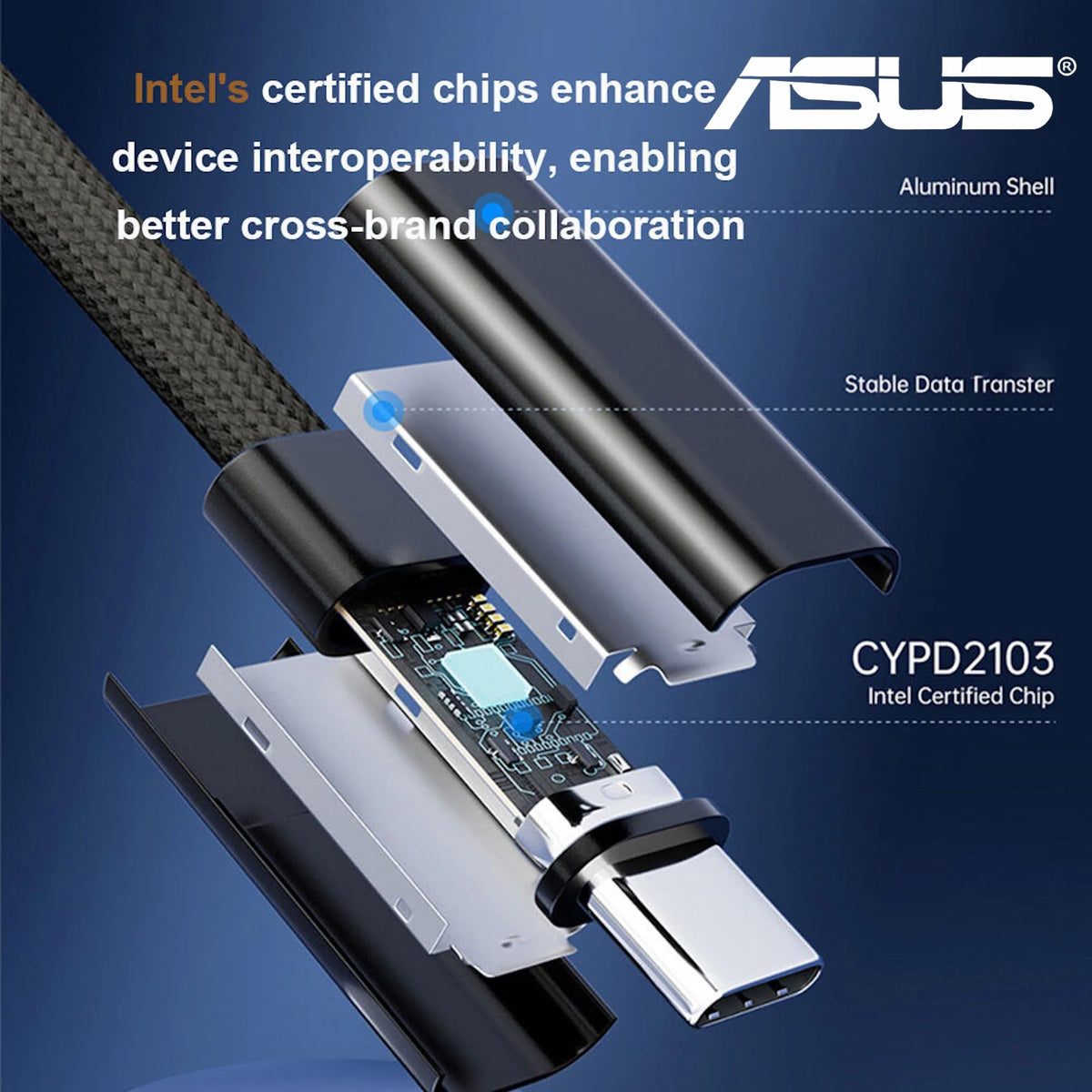 ASUS Thunderbolt 5 PD240W USB-C Cable