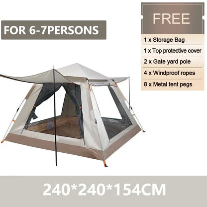 Goture Portable Automatic Waterproof Double Layer Tent