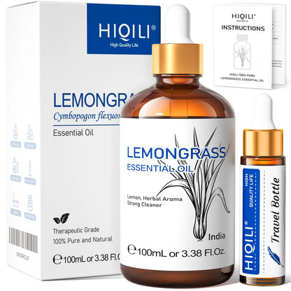 HIQILI 100% Pure Natural Essential Oil (100ml / 3.38 fl. oz)
