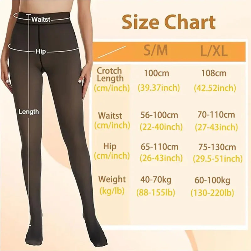 Warm Thermal Micro-Pressure Leg-Shaping Leggings
