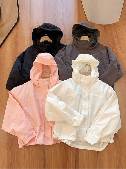 Mumaroho Women's Windproof Outdoor Sport Hooded Jacket