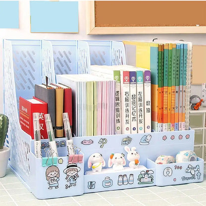 Multi-color File Storage & Organizer Rack