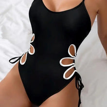 X7JD Cutout One-piece Bathing Suit