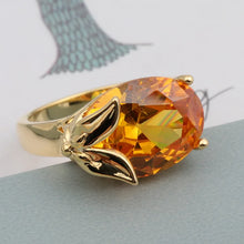 Natural Topaz Engagement Ring