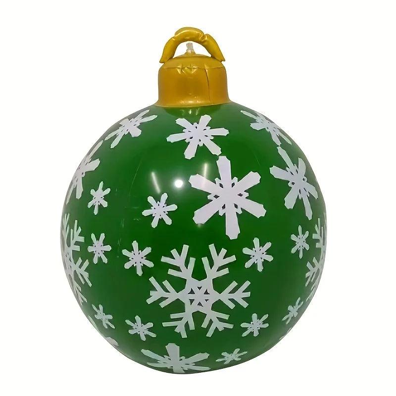 60cm Giant Outdoor Inflatable Christmas Ball Ornament