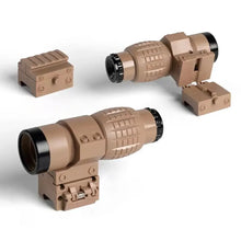 Adjustable Toy Sight 3X Magnifier Scope with Flip Up Cover