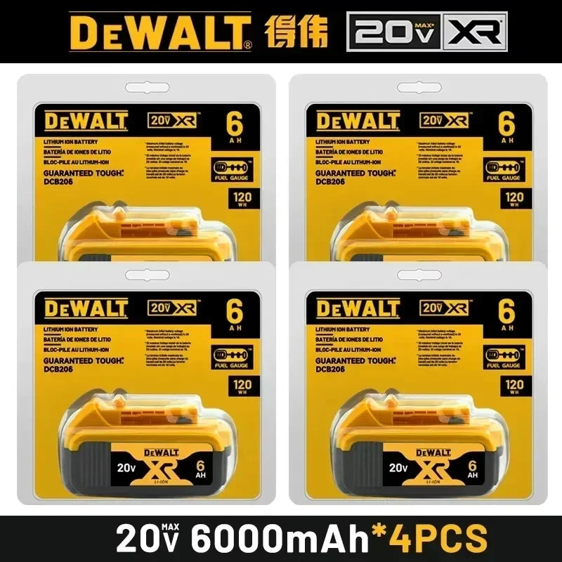 DeWalt 20V Max 6.0Ah Lithium-Ion Power Tool Battery Replacement