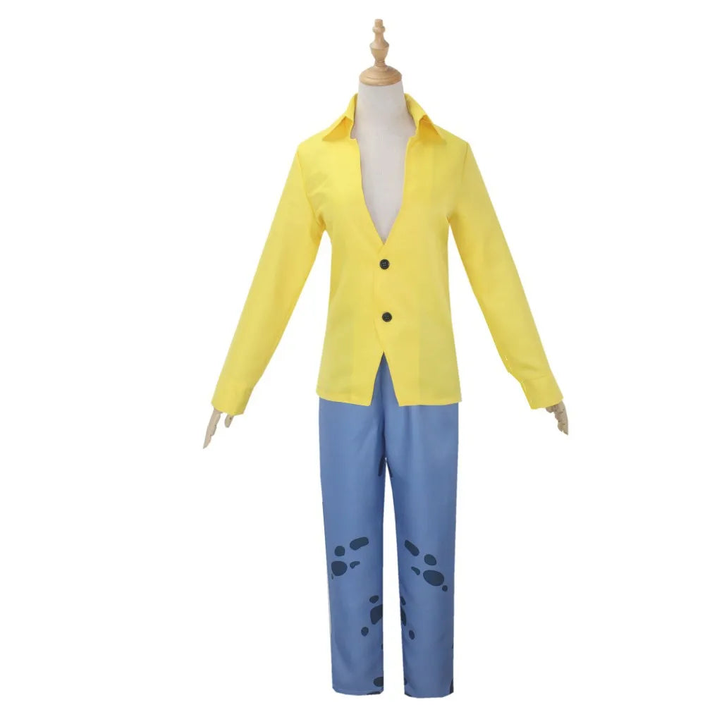 Anime Trafalgar Law Cosplay Costume & Cloak Set