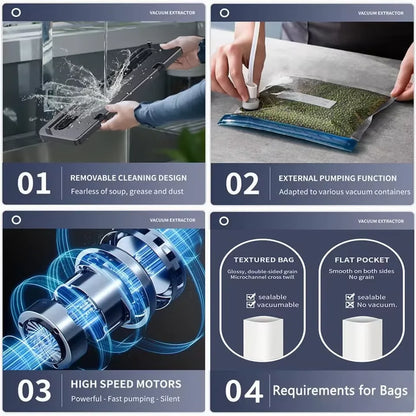 Electric Vacuum Sealer Food Storage