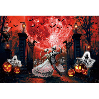 Scary Bloody Halloween Backdrop for Horror Photo Studio Props