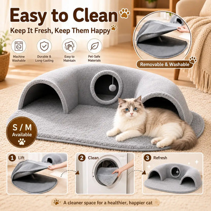 Ultra-Soft Winter Warm Plush Pet Sofa Bed with Raised Edges