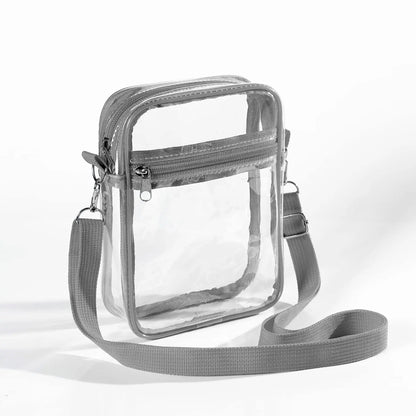 Clear Stadium Approved Shoulder Bag Bag With Front Pocket
