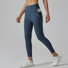 High Waist Casual Exercise Pants with Pocket