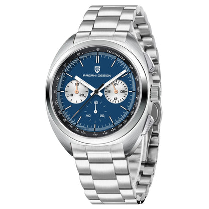 Pagani Design Men's Luxury Quartz Chronograph Watch – Retro Dial Clock