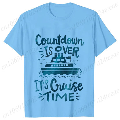 "Countdown Is Over It's Cruise Time" Women's T-Shirt - Family Matching Vacation Tee