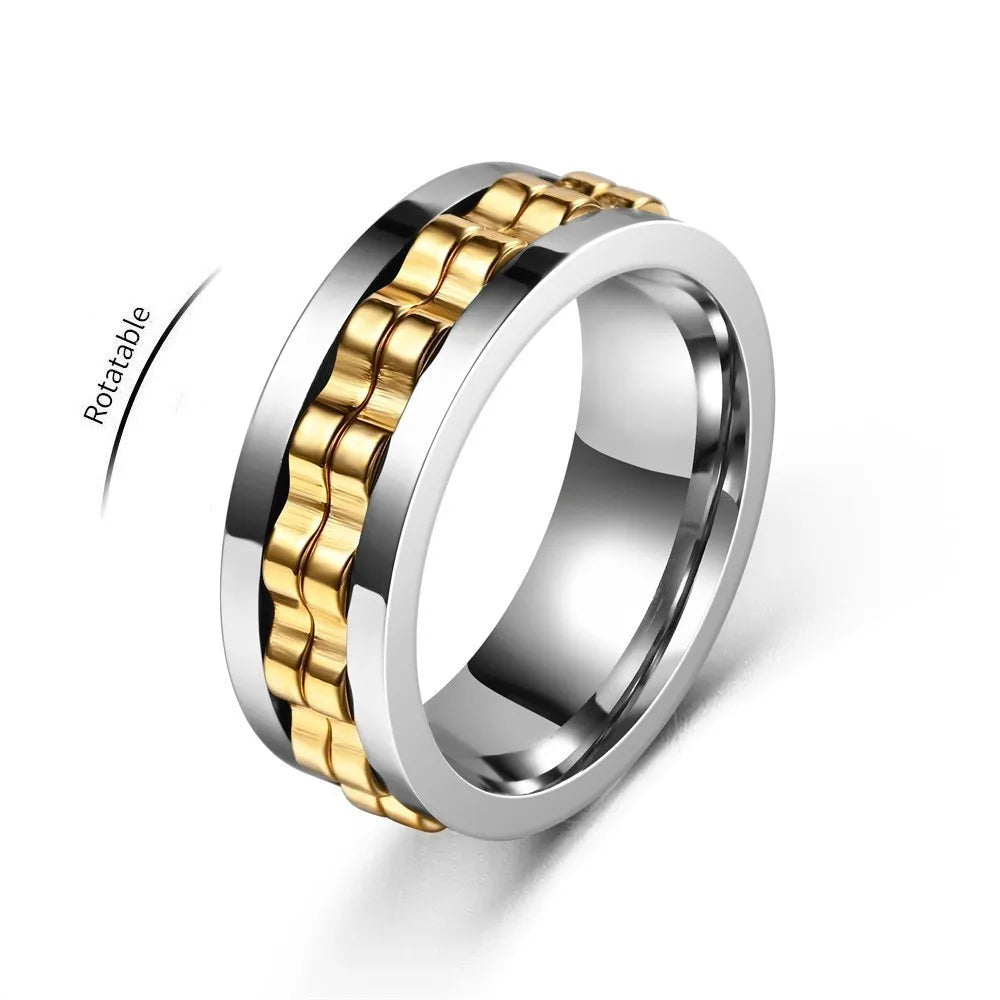 Anti Stress Stainless Steel Ring