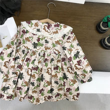 Infant Baby Girls Floral Dress and Soft Cardigan Set
