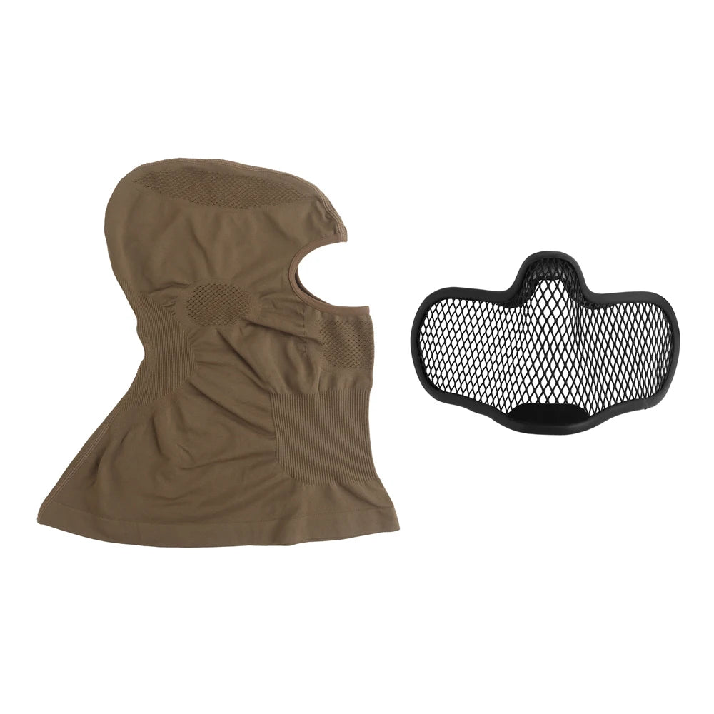 Tactical Venom Balaclava V1 – Full-Face Breathable Mask with Steel Mesh Protection