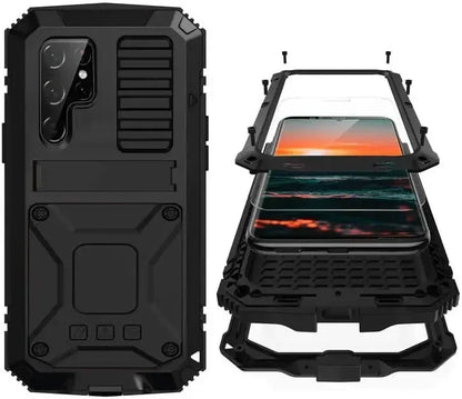 Heavy Duty Aluminum Metal Armor Phone Case For Samsung