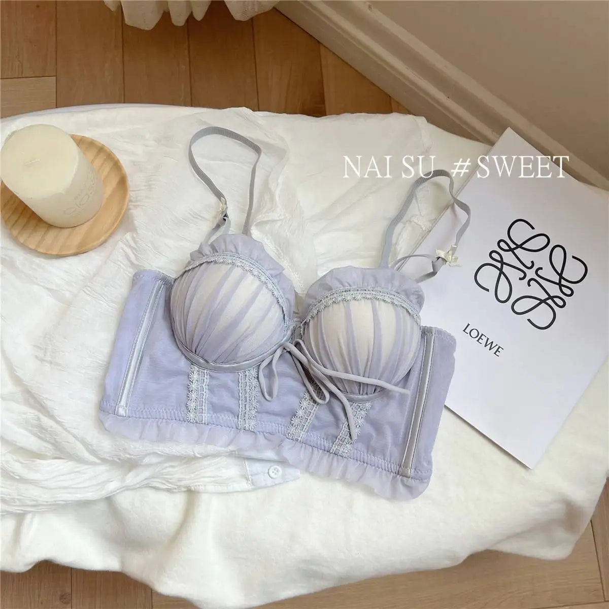 Wireless Lolita Bra Set