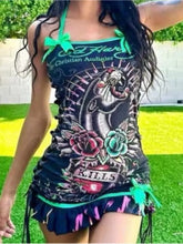 Joskaa Printed Wacky Contrast Dress