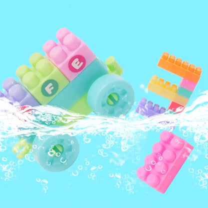 108PCS Plastic Building Blocks With Stickers