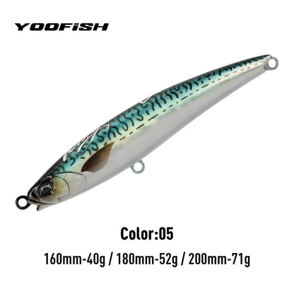 YOOFISH GT Floating Pencil Fishing Lures