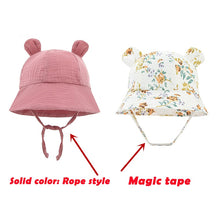Solid Color Soft Baby Bucket Hat