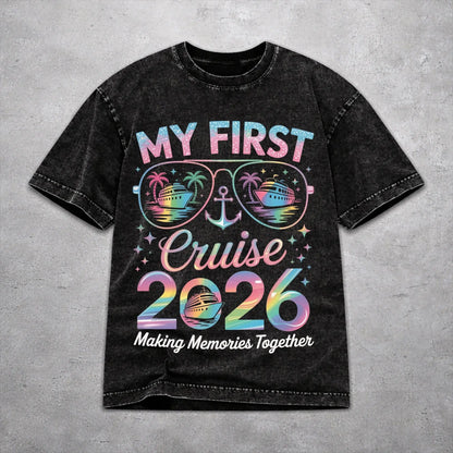 Women’s Vintage Aesthetic Crop Top – Casual Short Sleeve Summer Tee