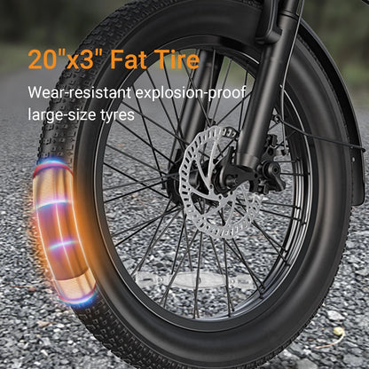 A20 1200W 48V10.4AH Lithium Battery Electric Bike