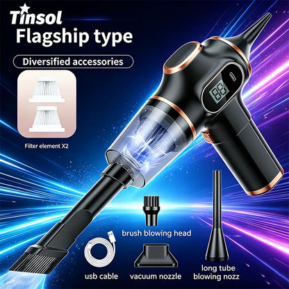 TINGBAI Cordless Handheld Car & Home Vacuum Cleaner