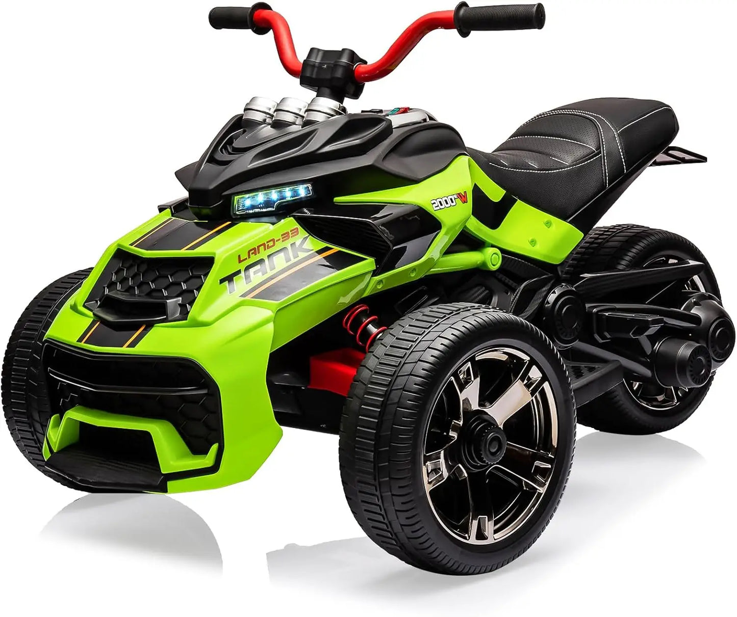 12V Kids Ride On ATV 3 Wheeler Led Lights